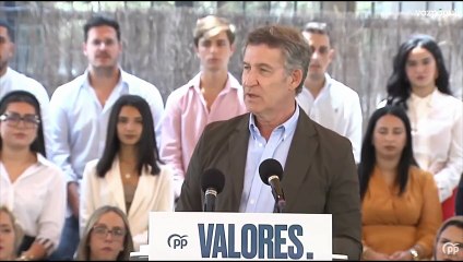 Feijóo opina del "circo" de Leire y Aldama