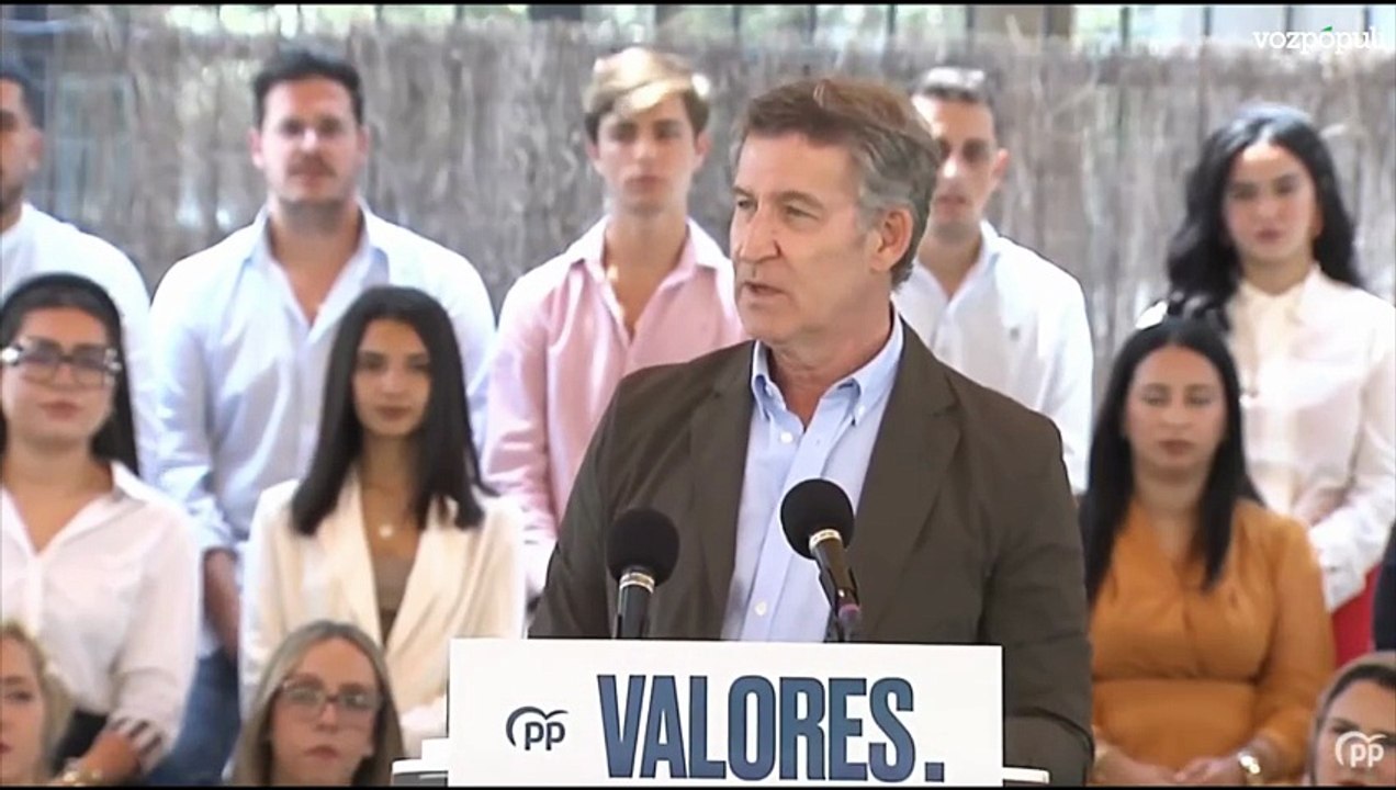 Feijóo opina del "circo" de Leire y Aldama