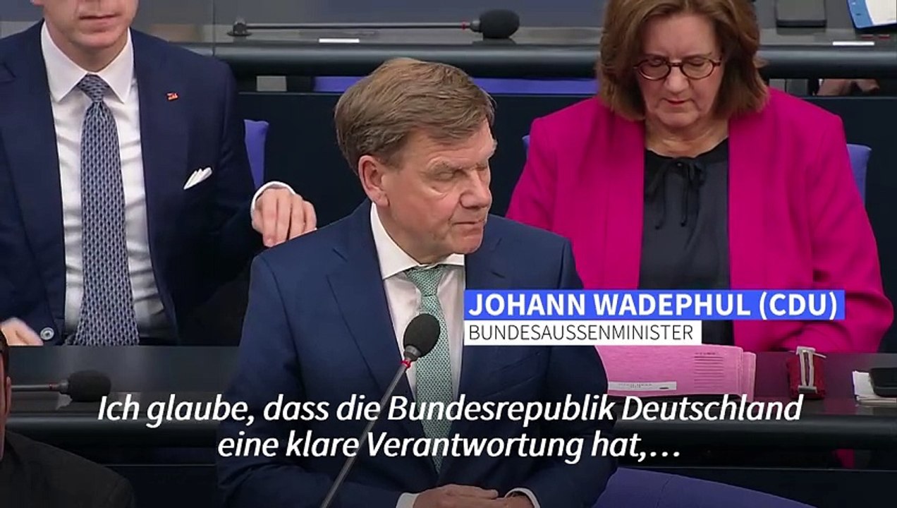 Wadephul: Deutschland muss für Sicherheit und Existenz Israels einstehen