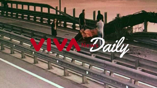 Detik-detik Bom Bawah Laut Ukraina Hancurkan Pilar Jembatan