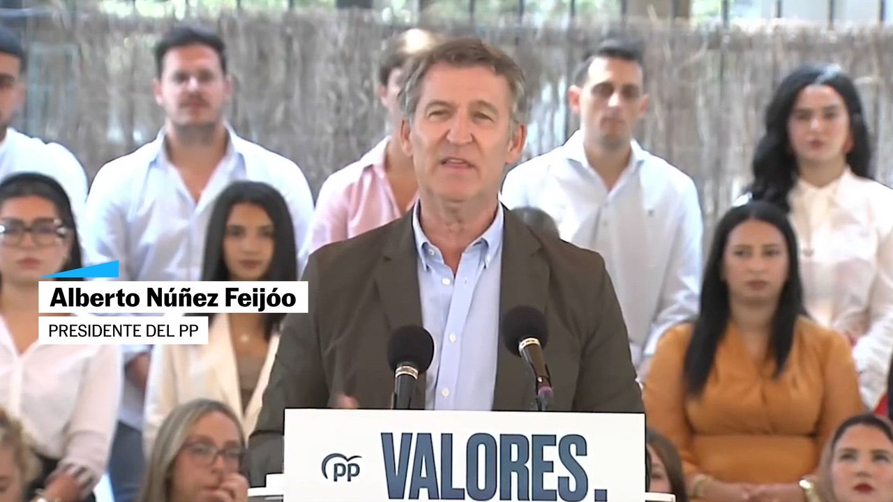 Feijóo: "Legislan para protegerse ellos y por eso les decimos: vais a caer todos juntos"