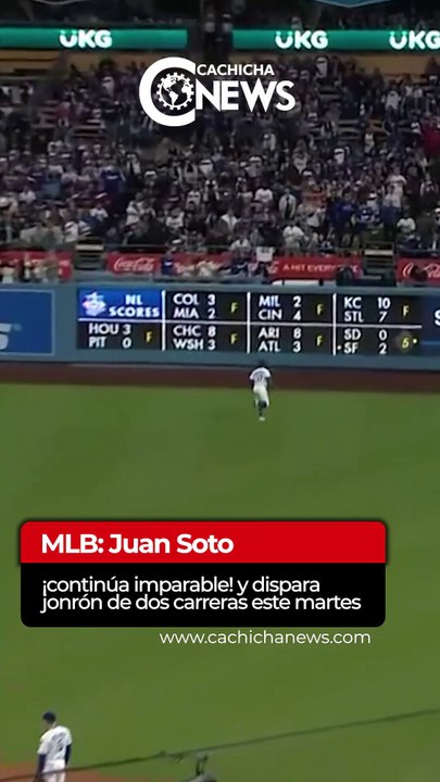 MLB: Juan Soto ¡continúa imparable! y dispara jonrón de dos carreras este martes