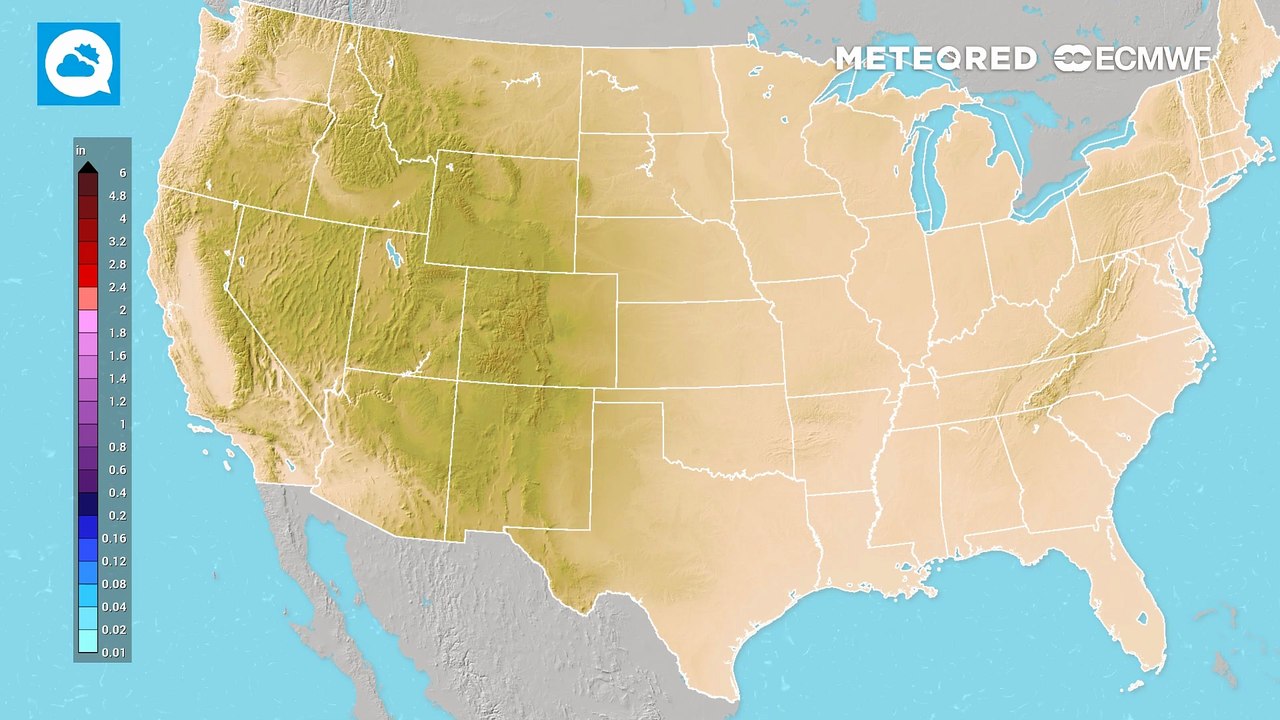 Soaking rains expected in the central U.S. along a cold front moving through the region.