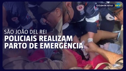 Policiais fazem o parto de mulher em avenida de cidade histórica de Minas