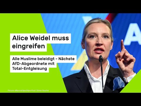 Alice Weidel muss eingreifen: Alle Muslime beleidigt - Nächste AfD-Abgeordnete mit Total-Entgleisung