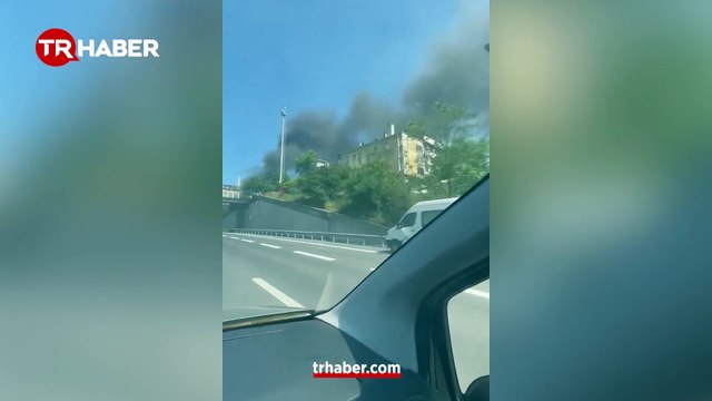 Galatasaray stadı yakınlarında yangın! Ekipler bölgeye sevk edildi