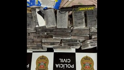 Vídeo: Mais de 100kg de cocaína são encontrados em galpão usado para abastecimento de drogas