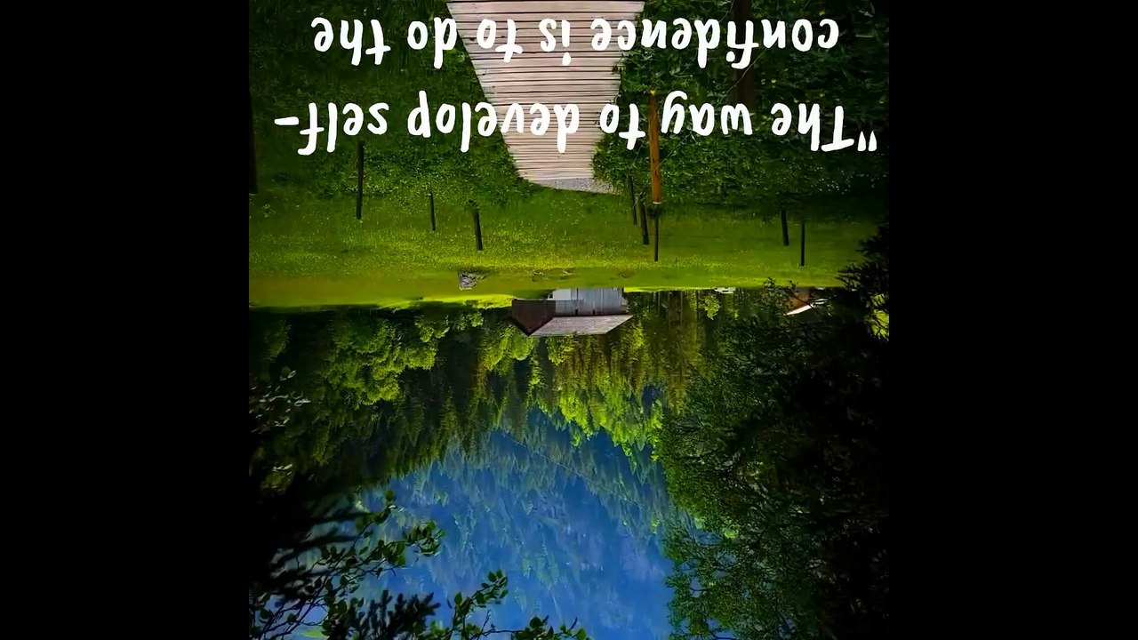 The way to develop self-confidence