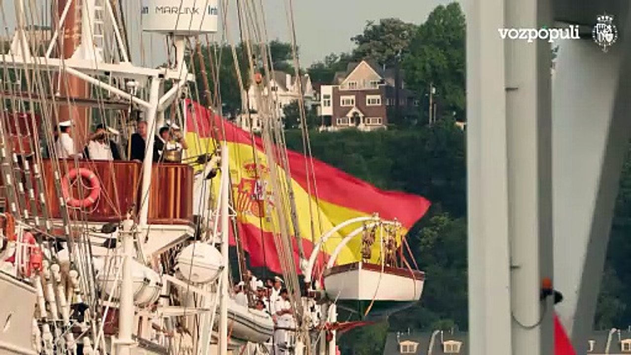 La infanta Leonor llega a Nueva York con el 'Juan Sebastián Elcano'