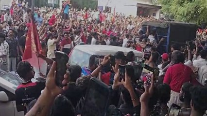 Video: Child faints outside Bengaluru stadium as RCB fans gather to celebrate