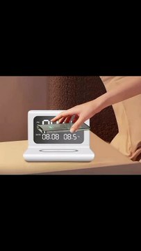 6-in-1 Wireless Charger Review Fast Charging Station with Alarm Clock, Night Light & More!