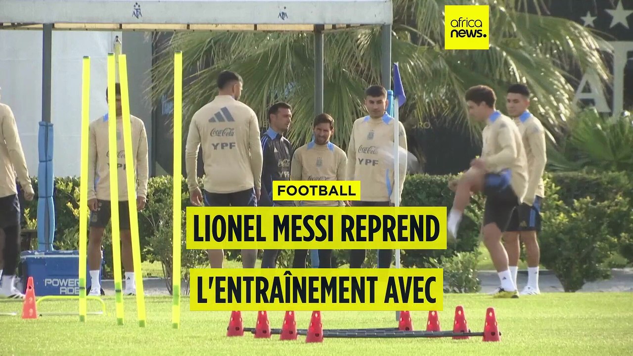 Football : Lionel Messi de retour à l'entraînement avec l'Argentine