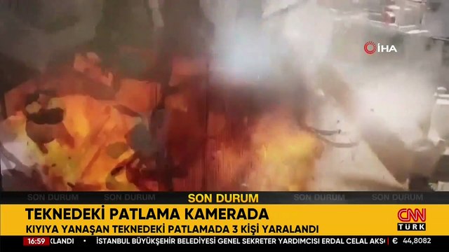 Bodrum marinada yakıt ikmali yapılan tekne patladı