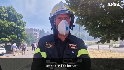 Caprarelli: "Sotto controllo l'incendio all'ateneo di Viterbo"