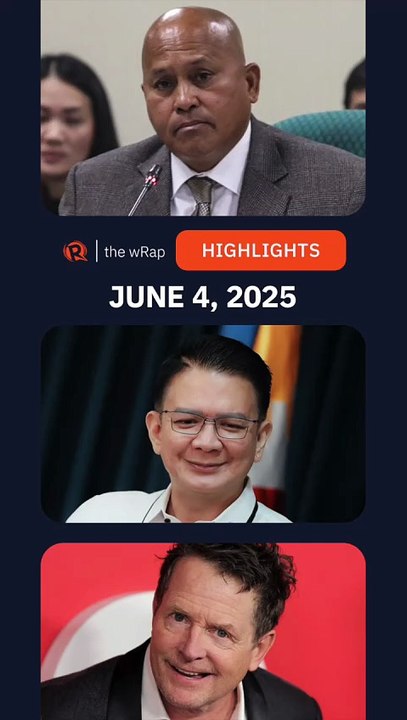 Today’s headlines: Bato dela Rosa, Chiz Escudero, Michael J. Fox | The wRap | June 4, 2025
