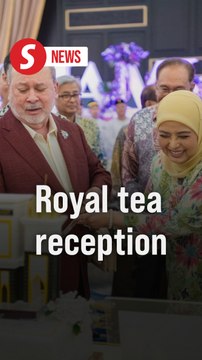 King, Queen grace Royal Tea Reception at Istana Negara
