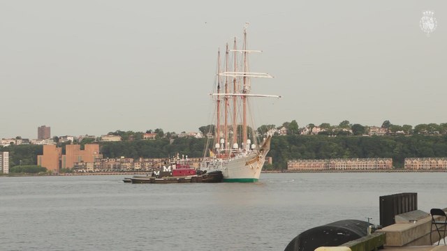La princesa Leonor llega a Nueva York con el 'Juan Sebastián Elcano'