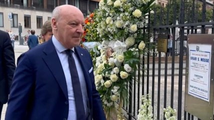 L'ultimo saluto all'ex presidente Ernesto Pellegrini: presente anche Marotta