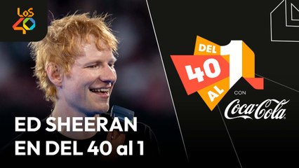 "Nunca había sentido una energía así en Madrid" Ed Sheeran visita Del 40 al 1 por sorpresa.