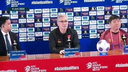 [FULL] Pelatih China Ivankovic Jelang Hadapi Timnas Indonesia di GBK, Siap Hadapi Tekanan Suporter?