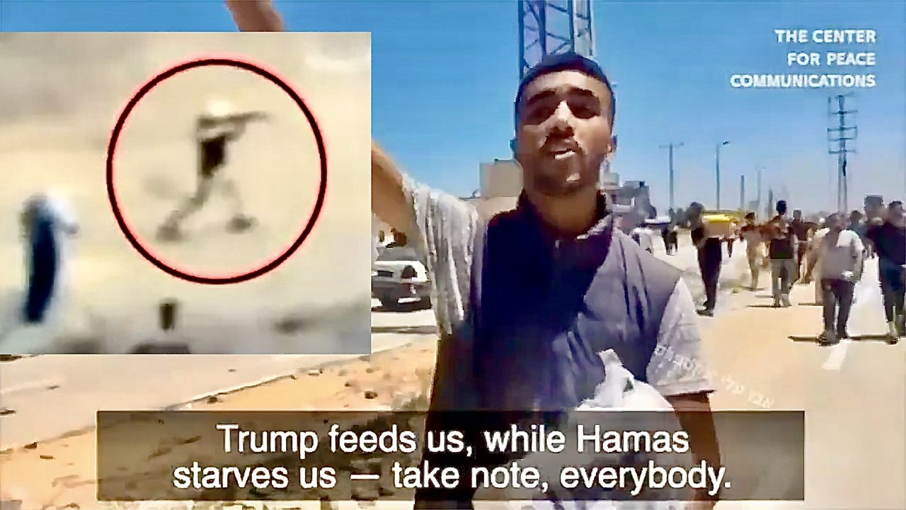 Hamas Shoots Gazans Trying to Collect US-Israeli Aid - Palestinians Also Thank Trump & Netanyahu