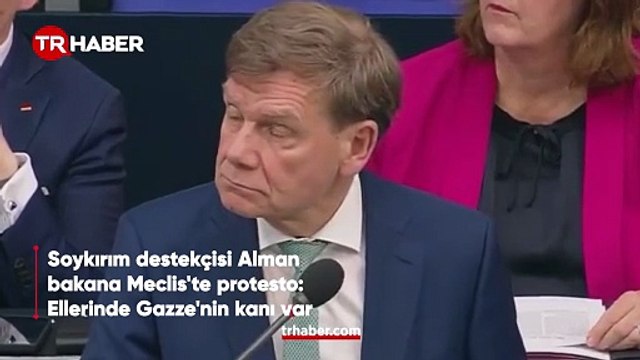 Almanya Dışişleri Bakanı'na Filistin protestosu: Elinizde kan var