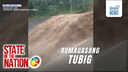 Tubig galing sa bundok, dumaloy sa NIA dam sa Davao Del Sur | SONA