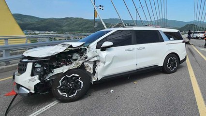강원도 춘천 차량 3대 충돌...어린이집 원생 등 9명 중경상 / YTN