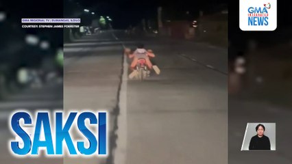 17-anyos na rider, inireklamo matapos mag-exhibition sa motorsiklo; wala ring lisensya at plaka | Saksi