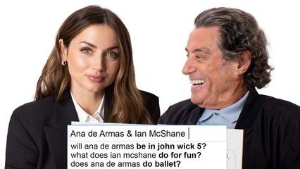 Ana de Armas & Ian McShane Reveal Secrets Behind Their Most Googled Questions 🎬