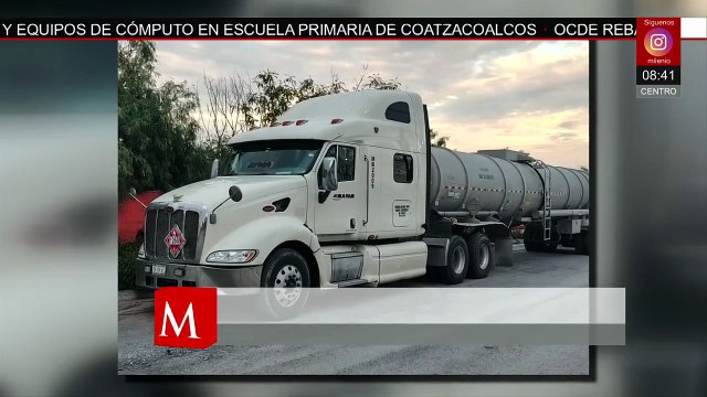 Guardia Nacional asegura dos tractocamiones con 54 mil litros de huachicol en Nuevo León