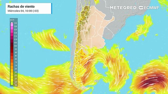 El tiempo en Argentina: alerta por tormentas en el NEA y fuertes vientos en la Patagonia