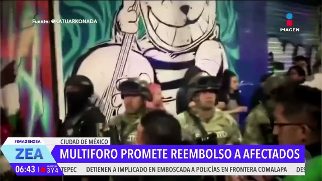 Multiforo Alicia promete reembolso a asistentes del concierto de Fermín Muguruza