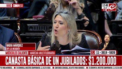 Nadia Márquez: "La oposición quiere tener otro reglamento"