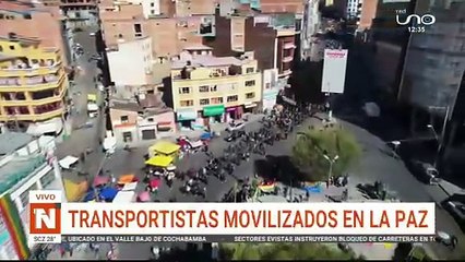 MARCHAS COLAPSAN EL CENTRO PACEÑO