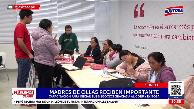 Surco: Alicorp, Exitosa y Juguete Pendiente brindan capacitación de emprendimiento a lideresas de ollas comunes