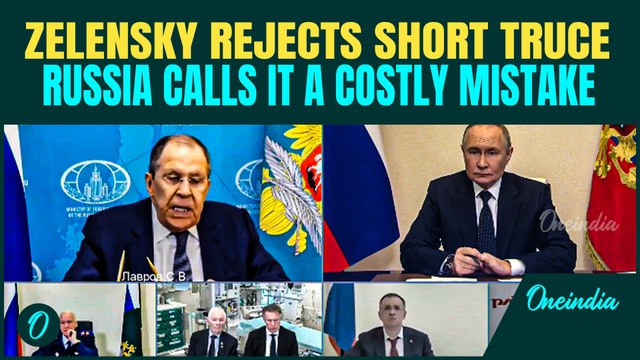 Lavrov Slams Zelensky’s ‘Tragic Mistake’ on Truce | Russia Claims Breakthrough in Ukraine Talks