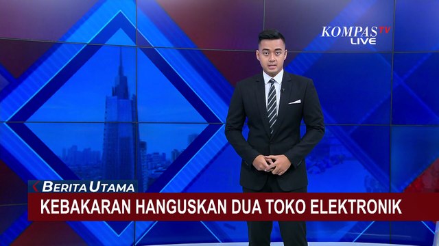 Kebakaran Melanda 2 Toko Elektronik di Ternate, 4 Mobil Damkar dan 2 Water Cannon Dikerahkan