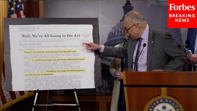 Chuck Schumer Unleashes On Trump's Big Beautiful Bill After New CBO Report Released