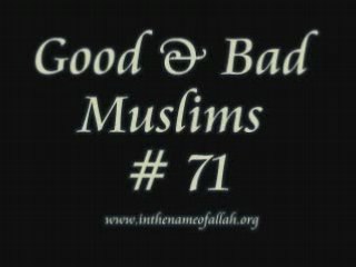 71 Good & Bad Muslims