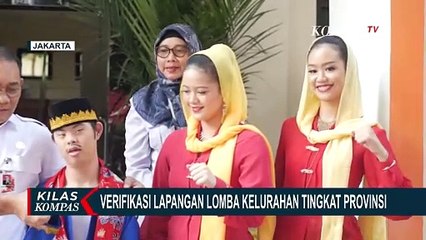 Gelora Wakili Jakarta Pusat dalam Verifikasi Lapangan Lomba Kelurahan Tingkat Provinsi