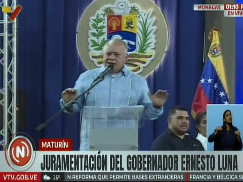 Sec. Gral. del PSUV Cabello: Nada nos va a detener a nosotros, vamos por las bandas criminales
