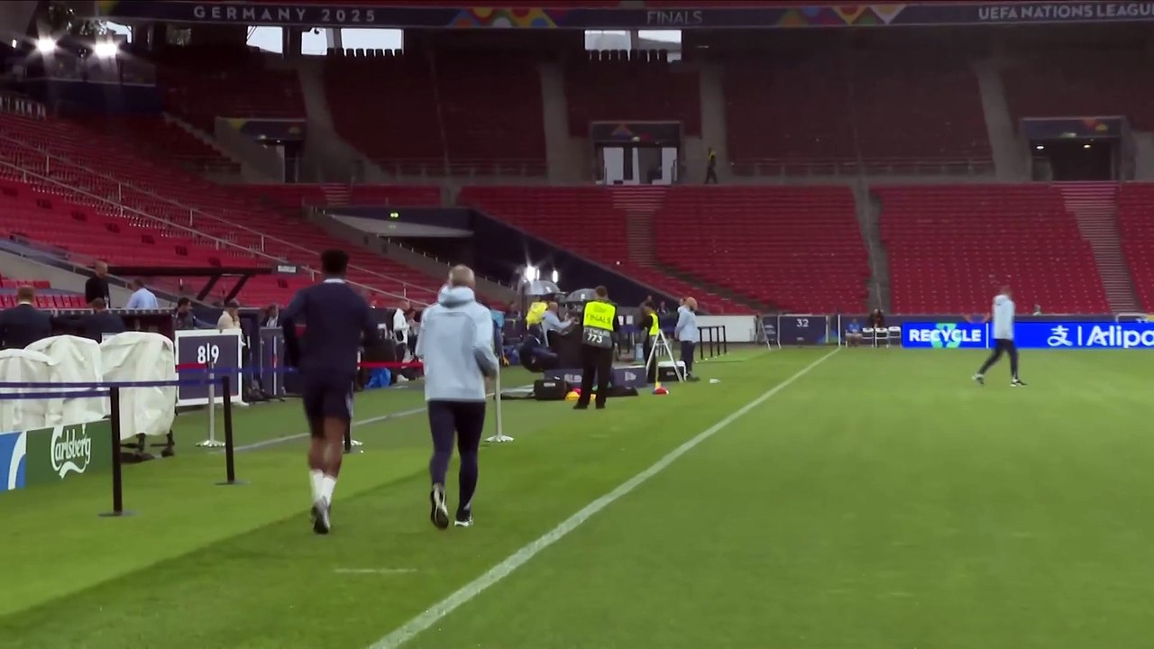 Avant la demi-finale de Ligue des nations contre l'Espagne, Tchouaméni s'est encore entraîné à part - Foot - Ligue des nations - Bleus