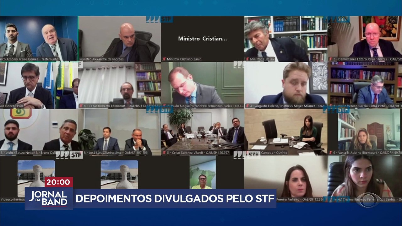 STF torna públicos depoimentos de testemunhas n...