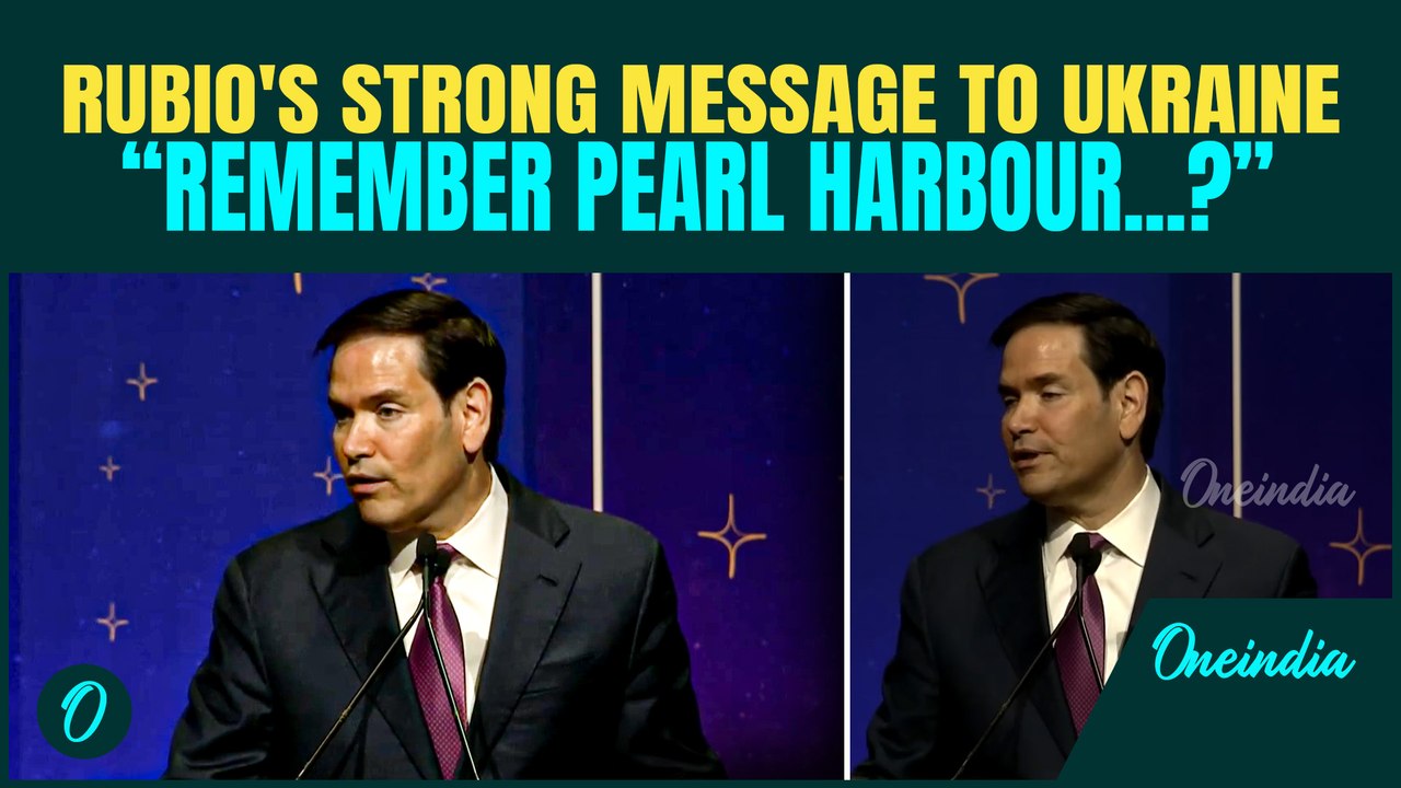 Marco Rubio Delivers Fiery Warning to Ukraine after Operation Spiderweb | Full Speech at DC Gala