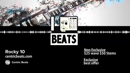 Hip Hop Rock Beat With Guitar - Rocky 10