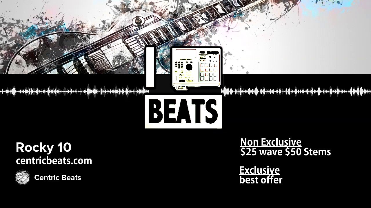 Hip Hop Rock Beat With Guitar - Rocky 10