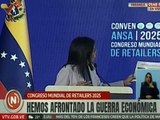 Vpdta. Rodríguez: Venezuela tiene el mayor porcentaje de crecimiento en exportaciones con un 18,7%