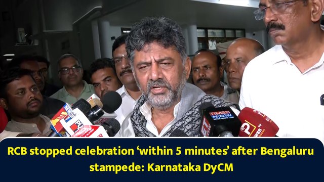 RCB stopped celebration ‘within 5 minutes’ after Bengaluru stampede: Karnataka DyCM