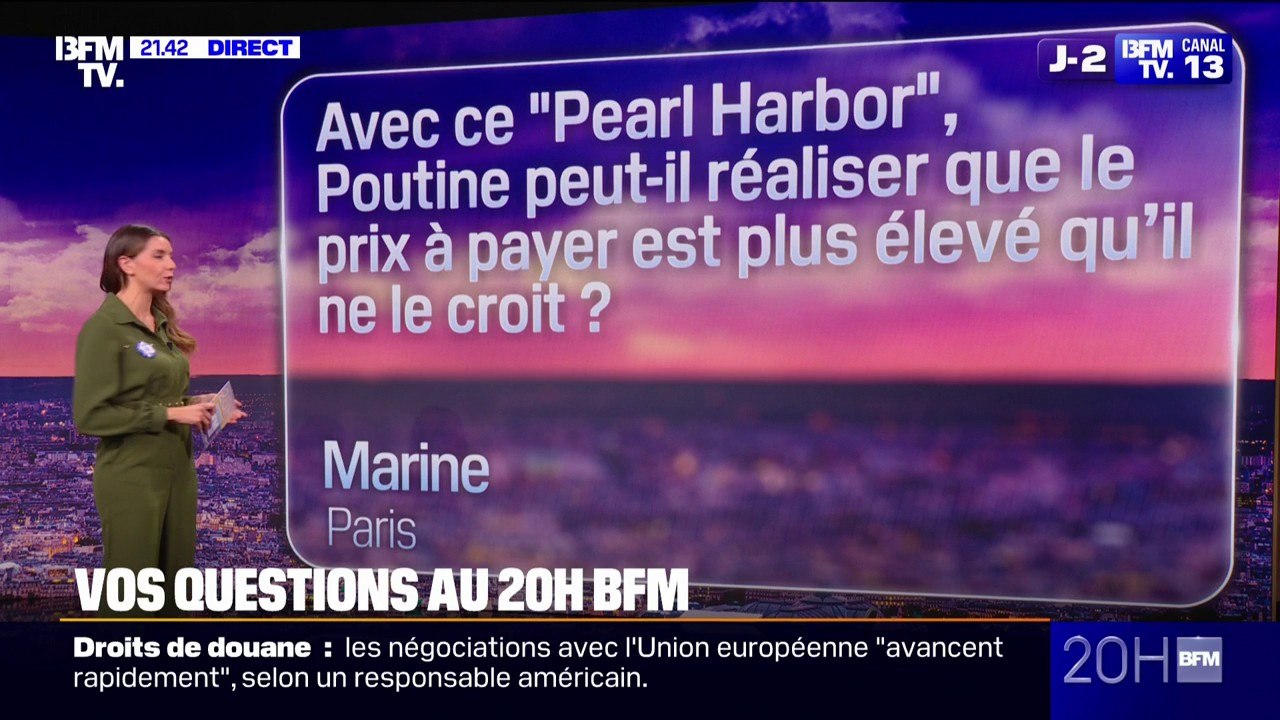 VOS QUESTIONS - Avec ce "Pearl Harbor", Poutine peut-il réaliser que le prix à payer est plus élevé qu'il ne le croit ?